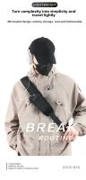 Bolso de pecho antirrobo para hombre, pequeña mochila de viaje para mujer, bolso impermeable de nailon para deportes al aire libre, bandolera tipo bandolera - details 4