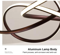 TOMAXIN-lámpara colgante LED para comedor, luz curva de 60CM, Simple, para sala de estar - details 13