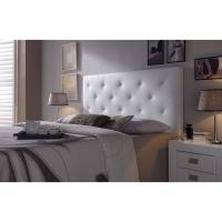 140X60 cm Blanco, para Cama de 135 cm, Acolchado con Espuma, 8 cm de Grosor, Incluye herrajes para Colgar - details 5
