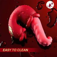 Vibrador de lengua oscilante para lamer, estimulador del clítoris femenino, herramientas de masturbación, consolador de empuje rosa, Juguetes sexuales para mujeres - details 8