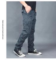 Pantalones de algodón para hombre al aire libre, pantalones Cargo gruesos y cálidos con forro, pantalones casuales para personas mayores, pantalones de invierno holgados - details 16