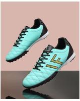 Botas de fútbol transpirables de alta calidad para hombre, con buen agarre y suela de clavos, fabricadas en material de poliuretano para - details 11