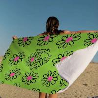 Keiths Haring Beach para niños, baño personalizado, piscina, vacaciones, toalla de picnic, regalo de fiesta - details 14
