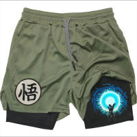 Pantalones Cortos de Verano para Hombres Versátiles, Secado Rápido, Estampado de Anime, Personalidad Casual Everyday - details 1