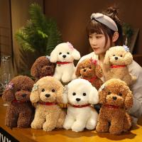 Peluche de Perro Realista de 22cm Juguete de Imitación de la Suerte Caniche Juguetes Hechos a Mano - details 1