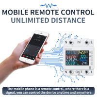 Medidor de potencia inteligente Tuya WiFi, interruptor Protector de sobrevoltaje, Monitor de voltaje de corriente, rel￩ de valor ajustable, disyuntor - details 3