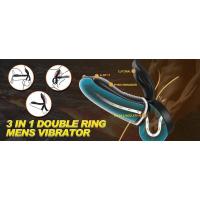 Empaque privado Sexy 10 Frecuencia Erección duradera Próstata Masaje vaginal Vibrador Pezones Estimulador de clítoris Anillo dual Vibrante - details 0