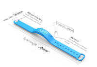 Pulsera inteligente Digital LED con termómetro, pulsera con alarma de vibración, resistente al agua, para estudiantes - details 2