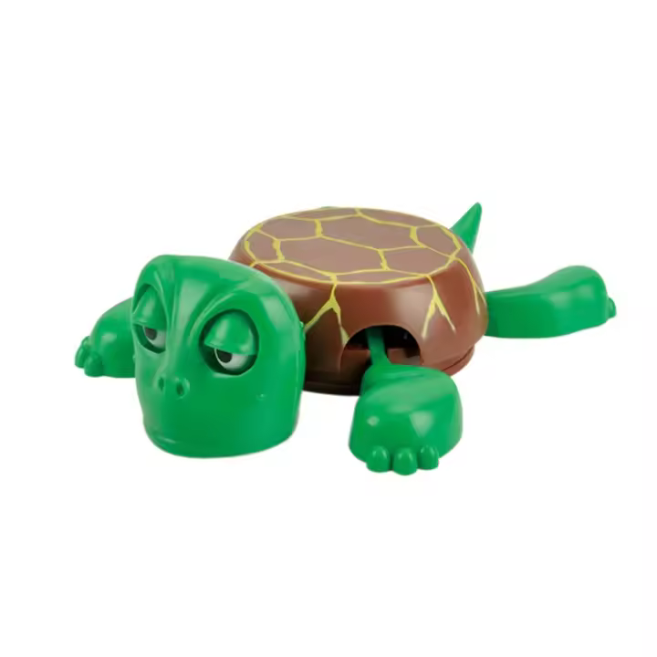 Posavasos de tortuga con presión para sonar, posavasos creativo y divertido con expresión, almohadilla para taza de agua, ojos abiertos, posavasos para tazas de té antiescaldaduras - 1