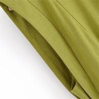 Vestido de diseñador con cinturón sin mangas de color sólido corto simple temperamento 2025 verano nueva ropa de mujer. - details 4
