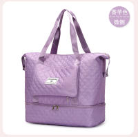 Bolsa deportiva para fitness Separación en seco y húmedo para mujer Ligero de gran capacidad Portátil Bolsa de viaje de corto recorrido Bolsa de equipaje independiente para jaula de zapatos - details 52