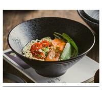 Creativo tazón de ramen de cerámica con rosca de estilo japonés japonés retro tazón de sopa de fideos instantáneos para el hogar grande tazón de ensalada tazón de sombrero - details 10