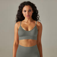 Nessaj-Sujetador deportivo sin costuras para mujer, camisola de yoga, top de fitness para correr y gimnasio - details 9
