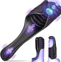 Entrenador de masturbación de pene de glande masculino, masajeador de vibración y roscado masculino, productos sexuales para adultos - details 3