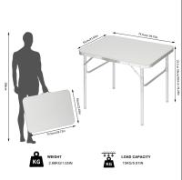 Mesa de Camping Plegable de Aluminio Ideal para Balcón, Jardín, Trabajo, Viajes - details 6