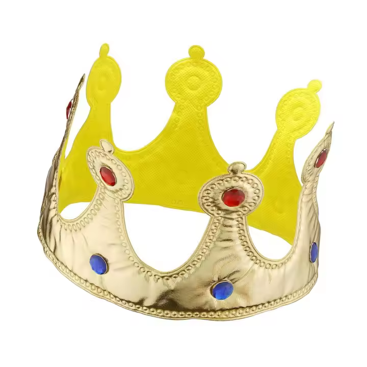 Disfraz informal de rey para Halloween, capa de corona de Príncipe, accesorios de Cosplay realistas y divertidos para fiesta - 1
