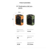 Ventilador portátil para colgar en la muñeca al aire libre con luzUSBCargador de verano al aire libre Gadget viento - details 11