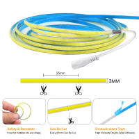 GAHADA Cinta LED COB Ultra Delgada de 3mm de Alta Densidad Luz Bar de Blanco Caliente/Blanco Cálido/Natural Blanco 12V 320LEDs/m Iluminación y Decoración - details 2