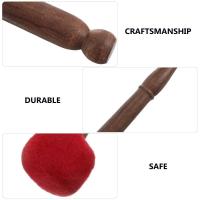 Cuenco de canto único y útil de madera profesional, cuencos de sonido, suministros de herramientas de canto budista práctico - details 0