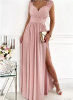 Elegante Vestido de Fiesta con Caderas para Mujeres 2025 Vestido Formal Sexy con Cuello - details 5