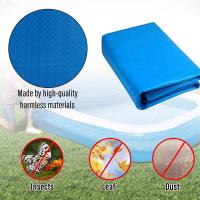 Cubierta de Piscina Rectangular Fácil de Instalar Protector de Polvo para Piscina de Marco - details 1