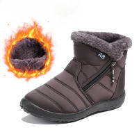 Zapatos cálidos de invierno para mujer, botas de nieve para exteriores, botines cortos para mujer, zapatos - details 1
