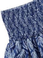 Ral plisado corto para mujer, falda Vintage de cintura alta con volantes, vestido bohemio de vacaciones para mujer - details 6