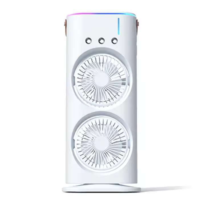Aire Acondicionado Portátil, Mini Enfriador de Aire, Enfriador De Aire, Enfriador por Evaporación con 7 Colores LED, temporizador - 1
