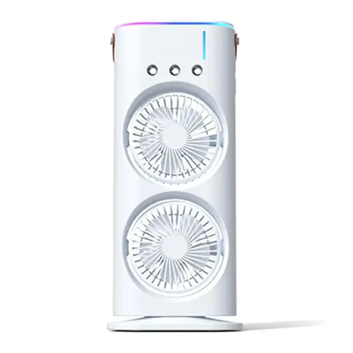 Aire Acondicionado Portátil, Mini Enfriador de Aire, Enfriador De Aire, Enfriador por Evaporación con 7 Colores LED, temporizador - 1