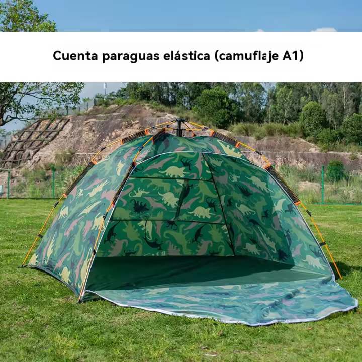 Tienda de campaña 1 personas aire libre Protección solar portatil Camping impermeable - 1