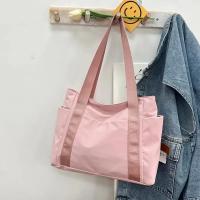 Bolso de Mano de Nylon para Mujer 2025 Bolso Sólido de Color para Ir al Trabajo, Bolso de Ocio Grande Capacidad - details 14