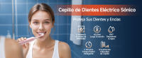Cepillo de dientes eléctrico sónico IPX7, cabezal de cepillo DuPont resistente al agua, recargable por USB, limpieza de alta frecuencia, 6 modos de limpieza para adultos - details 0
