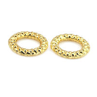 Anillo de Cierre Redondo de Brasso Dorado Mate Joyería de Alta Calidad - details 21