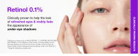 Anua 0.1 Crema revitalizante con cafeína, bajo hidratación, contorno luminoso, niacinamida, rostro con retinol, crema de noche para el cuidado de los ojos, - details 13