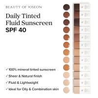 Protector solar líquido Joseon de 12 colores, adecuado para rostro hidratante SPF 40 de amplio espectro - details 2
