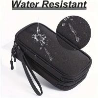 Bolsas de almacenamiento de nailon, organizador de viaje impermeable de doble capa para auriculares, cargador de ratón, Cable, discos duros, accesorios electrónicos - details 2
