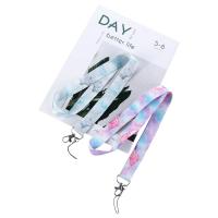 Soporte de anillo, soporte de etiqueta de nombre, soporte de tarjeta de identificación, cintas, cinta para colgar teléfono, cordón para teléfono, correas para el cuello, cordón con impresión de mármol - details 11