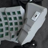 Dactyl Manuform Split Keyboard Kit Hotswap Cableado Modo Único con Plam Rest Custom 6x7 / 4x6 / 5x7 Vial de Teclado Mecánico Dividido Cable doble tipo C Teclado gris negro blanco Accesorios para juegos - details 10
