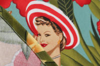 Fiesta de mujer, falda fina de lunares, retro, elegante - details 17
