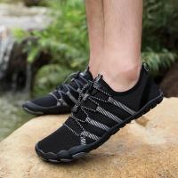 Zapatos tácticos de senderismo de malla transpirable para hombres y mujeres, antideslizantes, duraderos, trekking, escalada, aguas arriba, vadear, zapatillas de agua - details 24