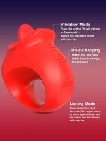 Leten-vibrador de lengua para mujer, juguetes para lamer pezones, estimulador de clítoris, masajeador erótico, juguete sexual, masturbador femenino - details 2