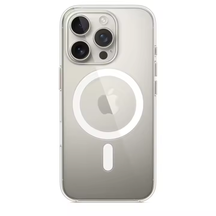 Transparente con iPhone 16, Funda magnética para 16pro Max, 16Pro, iphone 16plus - 1