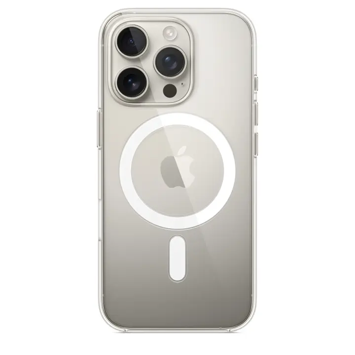 Transparente con iPhone 16, Funda magnética para 16pro Max, 16Pro, iphone 16plus - 1