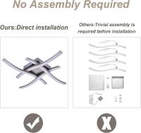 Luces LED de techo para decoración de interiores, lámpara de araña, 24W, 32W, 220V, electrodomésticos para el hogar, dormitorio y sala de estar - details 9
