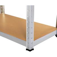 Estantería de Metal Plateado 2pcs 160x80x40cm para Cocina, Garaje, Organización de Bricolaje - details 6