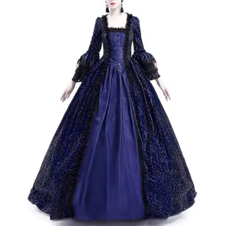 Retro combinado con pendientes de manga de estilo renacentista medieval, adecuados para mujeres. - 1