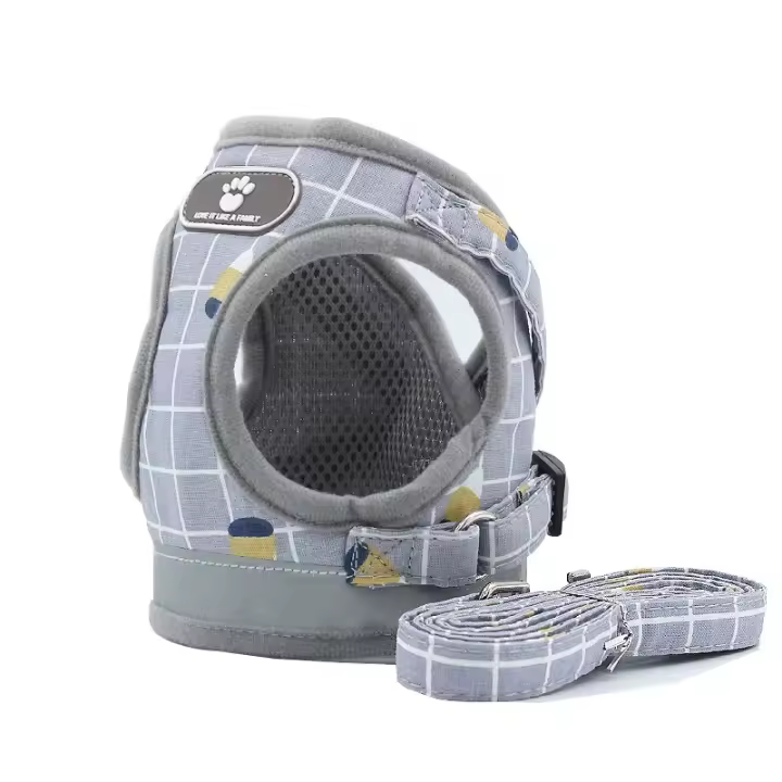 Arneses de Malla de Nylon Reflectantes para Mascotas Correa de Pecho para Perros y Gatos de Raza Pequeña Lavable en Máquina Suministros para Mascotas - 1
