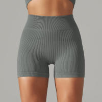 Pantalones cortos deportivos para mujer, mallas transpirables de cintura alta para yoga, correr, ciclismo, entrenamiento, gimnasio, verano - details 15
