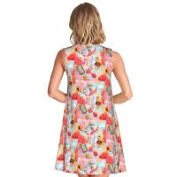 Vestido veraniego suelto personalizado H-Fine e Album S-Styles con estampado de bolsillo, vestido sin mangas para mujer para vacaciones en la playa - details 104