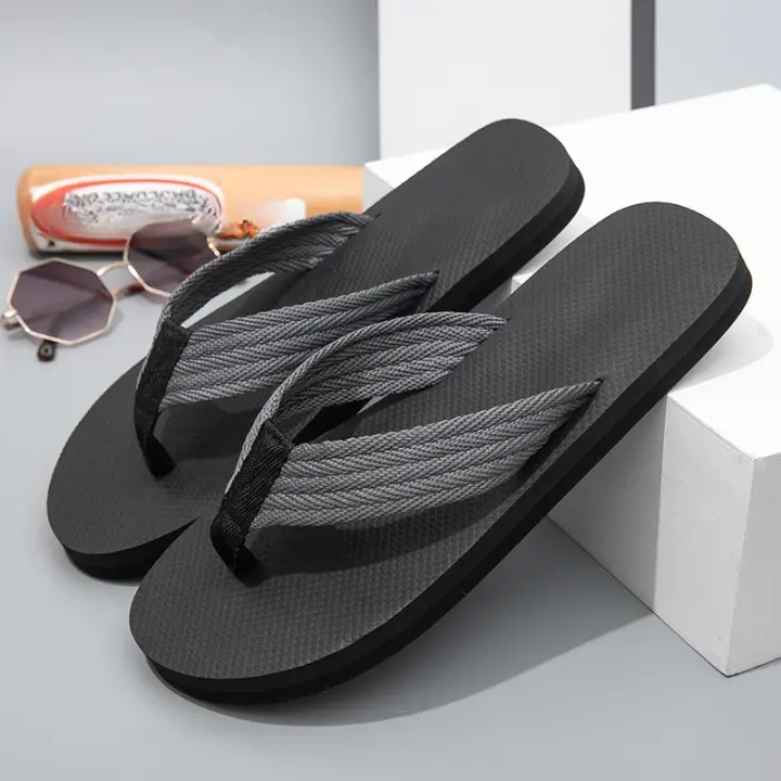 Chanclas antideslizantes y resistentes al desgaste para hombre, zapatillas versátiles de playa, sandalias - 1